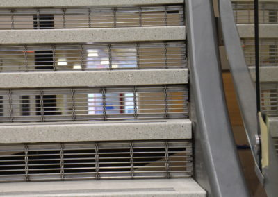 stainless steel stair risers-madison