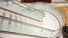 curved handrails